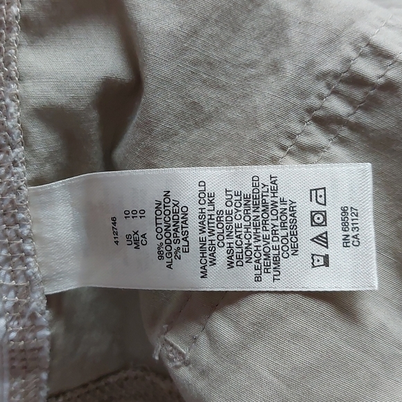 🟢 (PHIL) Calvin Klein Flat Front Cargo Shorts Size 30 - Picture 12 of 12